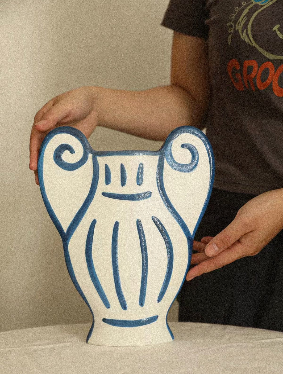 Atelier Hand-Painted Vase