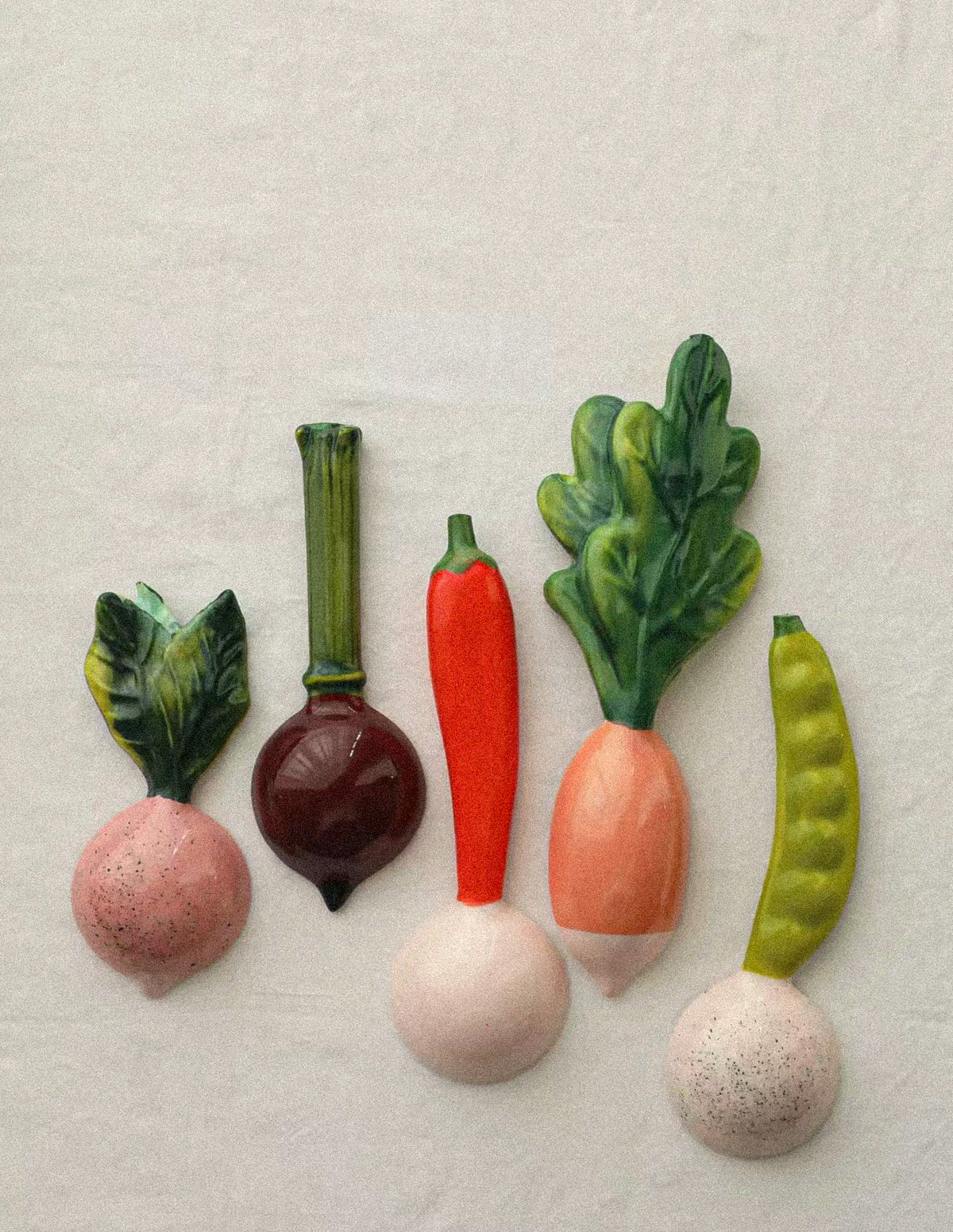 Garden Harvest Ceramic Spoon Set