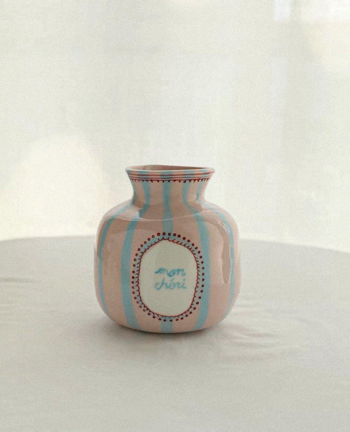 Mon Chéri Striped Vase