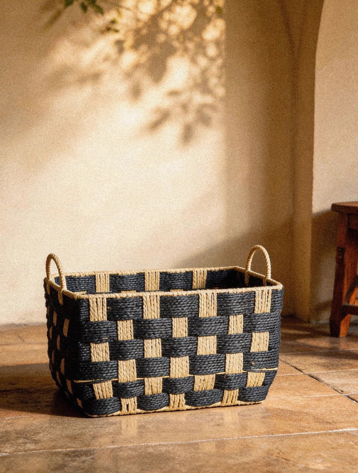 Checkmate Woven Basket