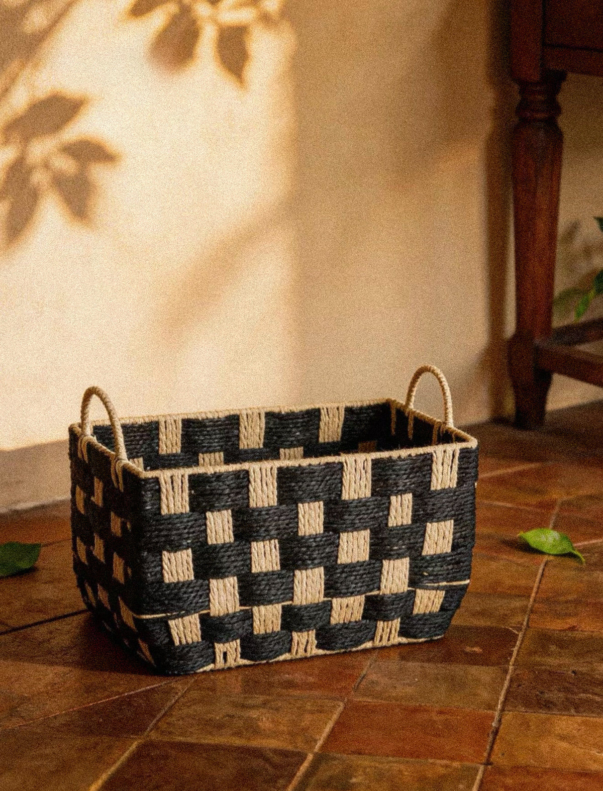 Checkmate Woven Basket
