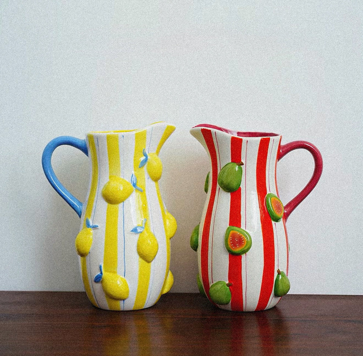 Fig Orchard Ceramic Pitcher