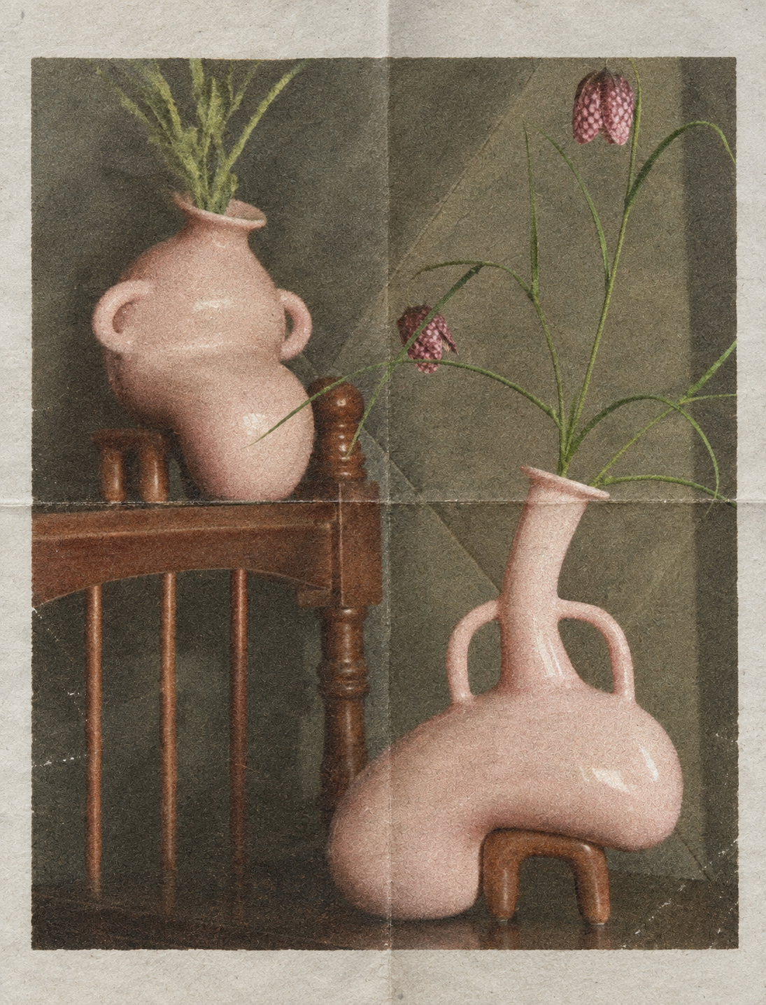 Perched Pink Vase