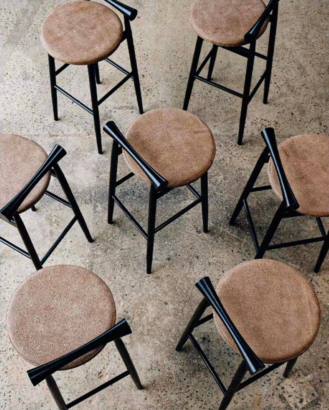 Yoke Back Counter Stool