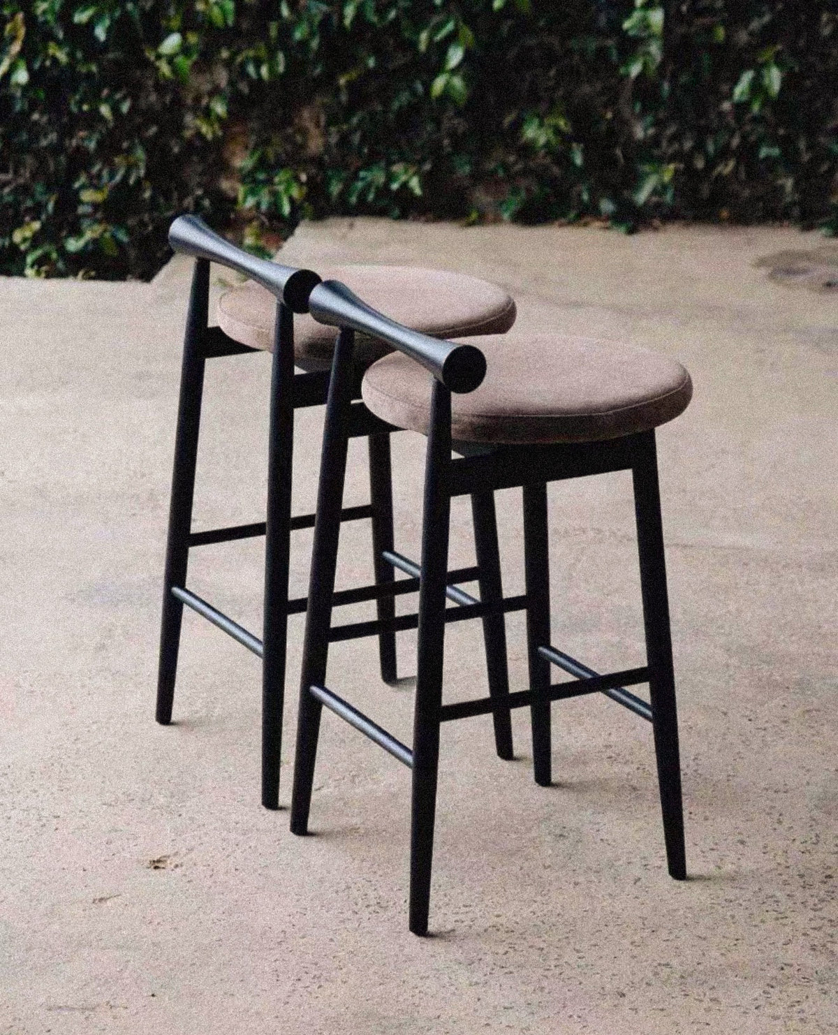 Yoke Back Counter Stool
