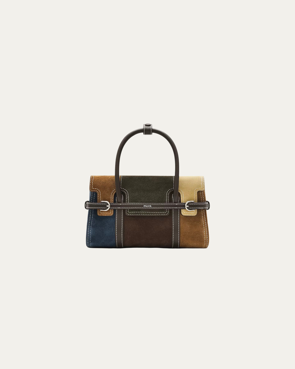 Muva Colorblock Top Handle Bag