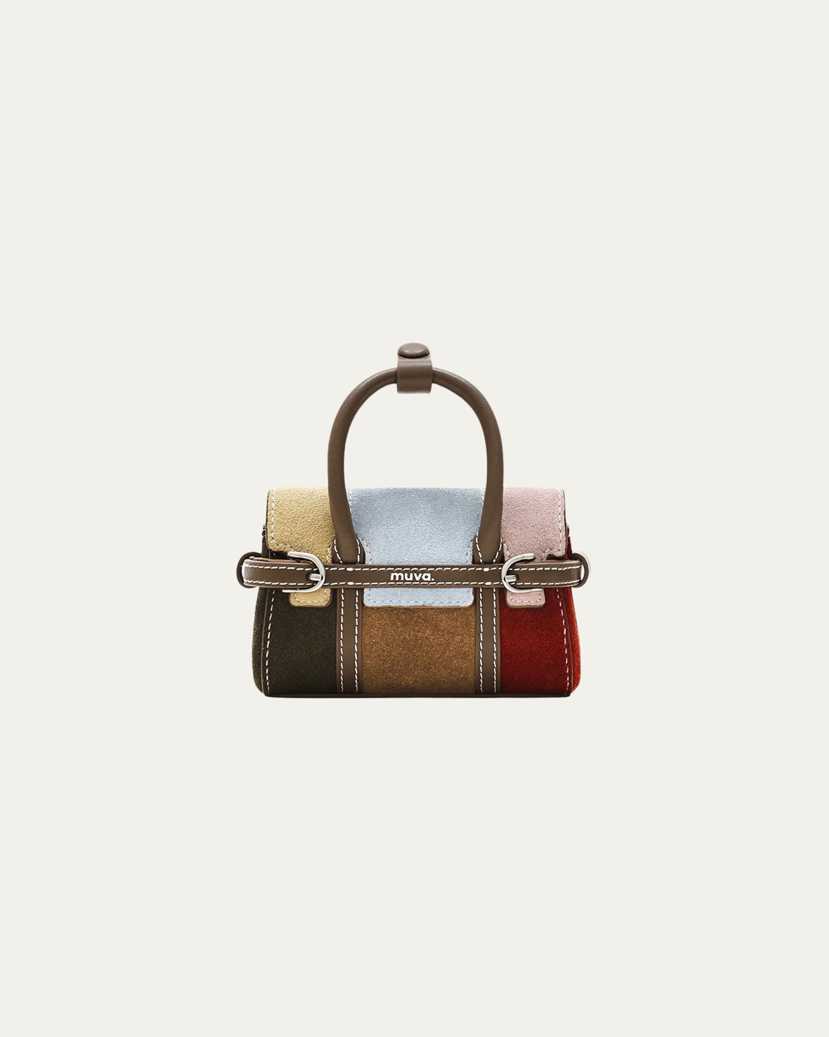 Muva Mini Colorblock Top Handle Bag