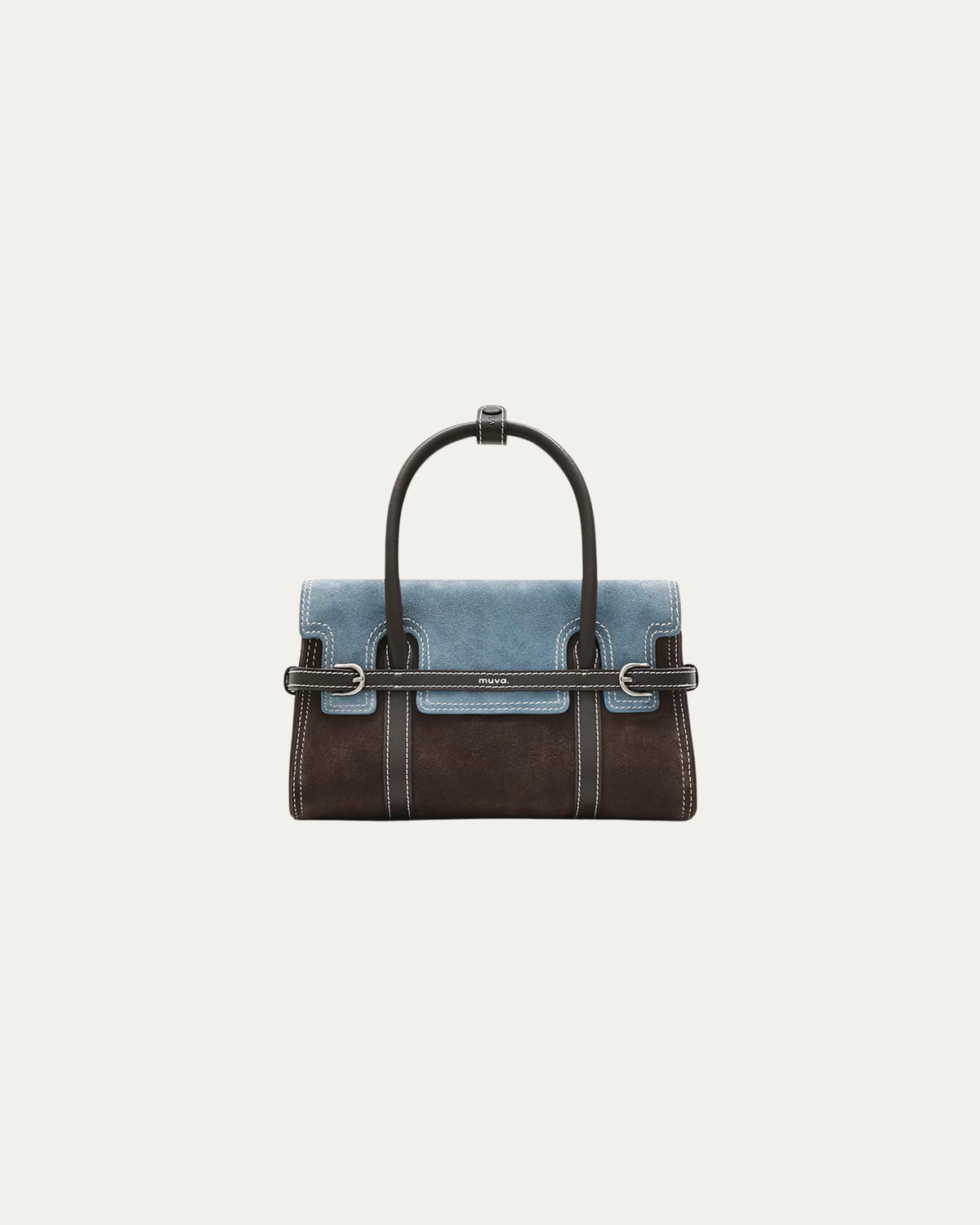Muva Two-Tone Flap Bag