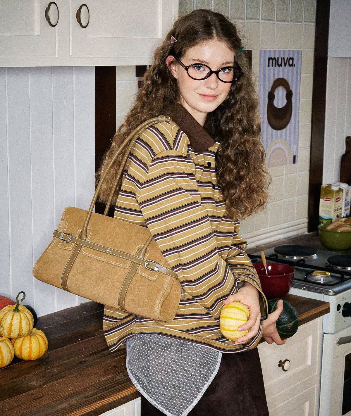 Muva Belted Flap Bag