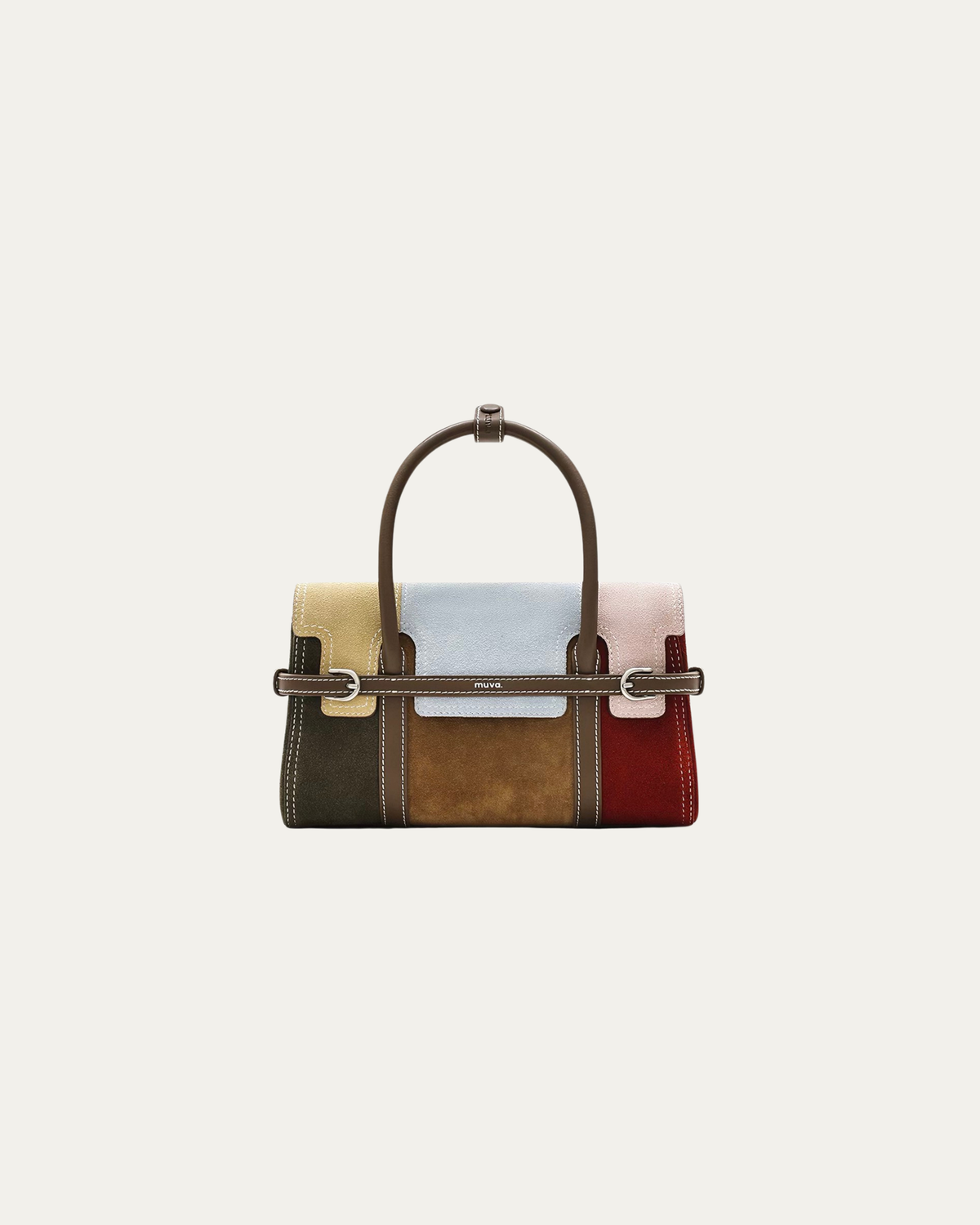 Muva Colorblock Top Handle Bag