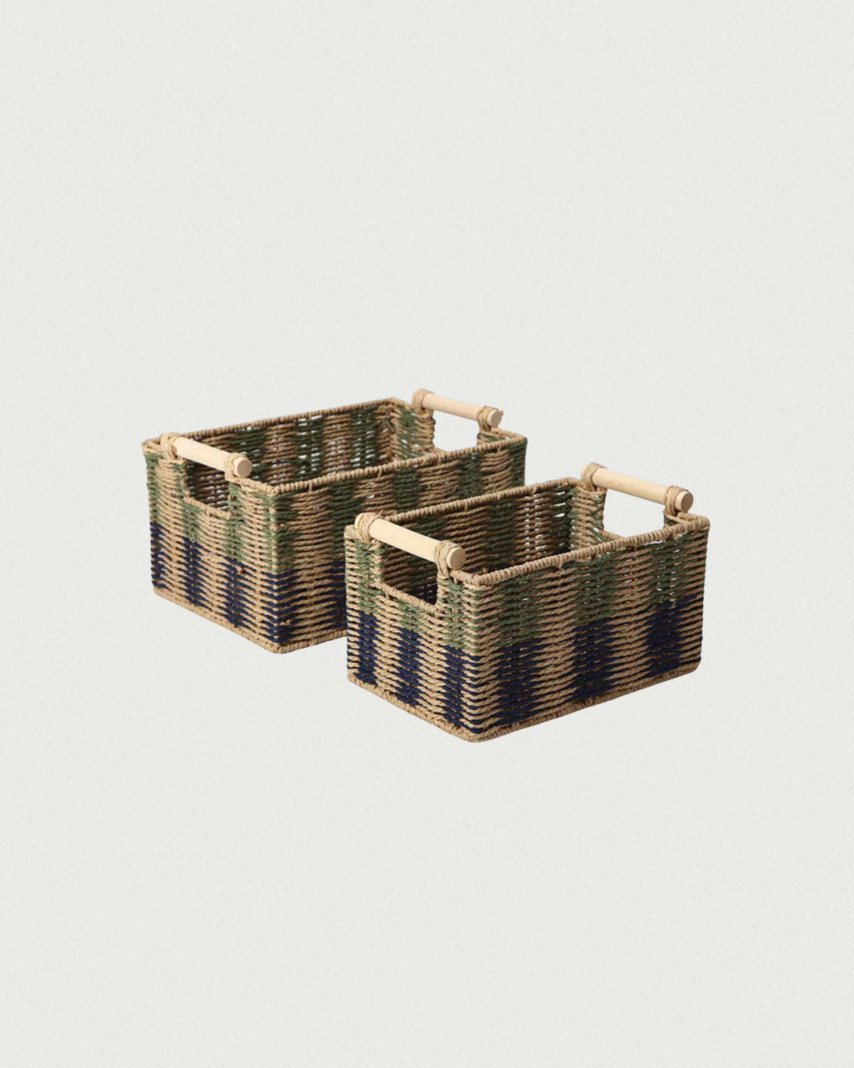 Riviera Stripe Storage Basket