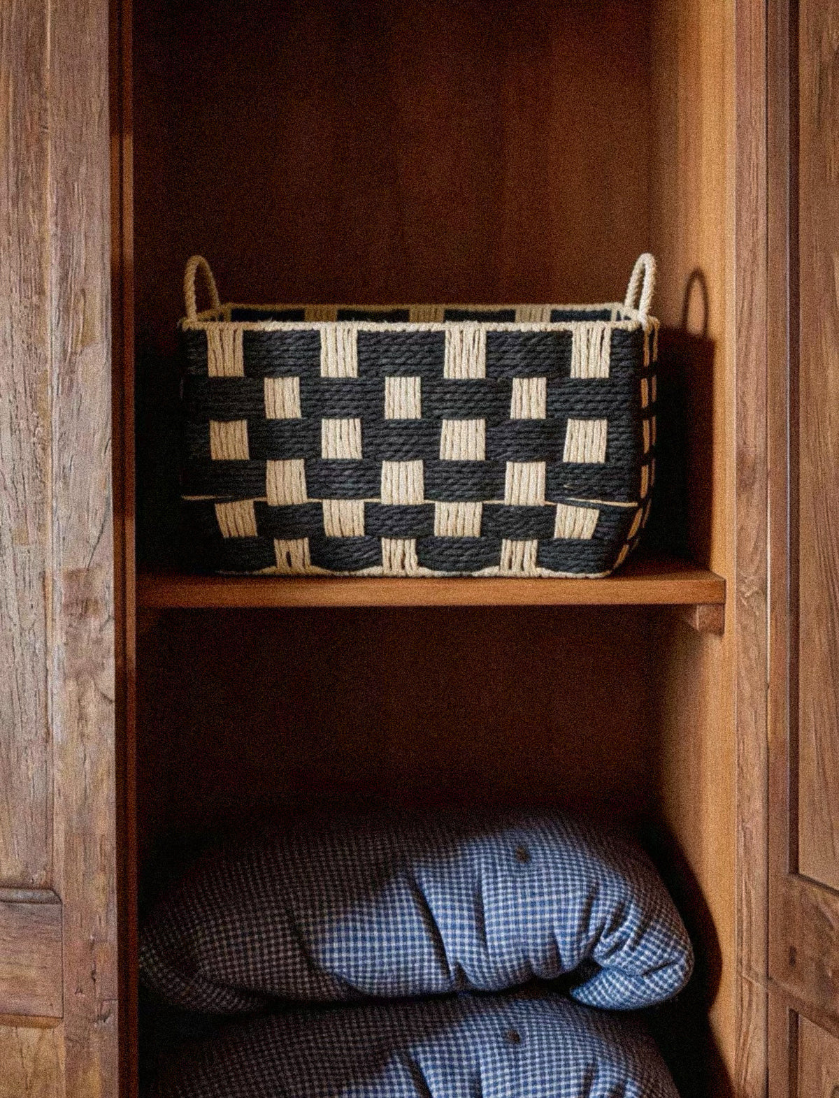 Checkmate Woven Basket