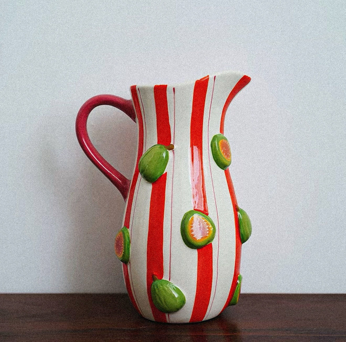 Fig Orchard Ceramic Pitcher