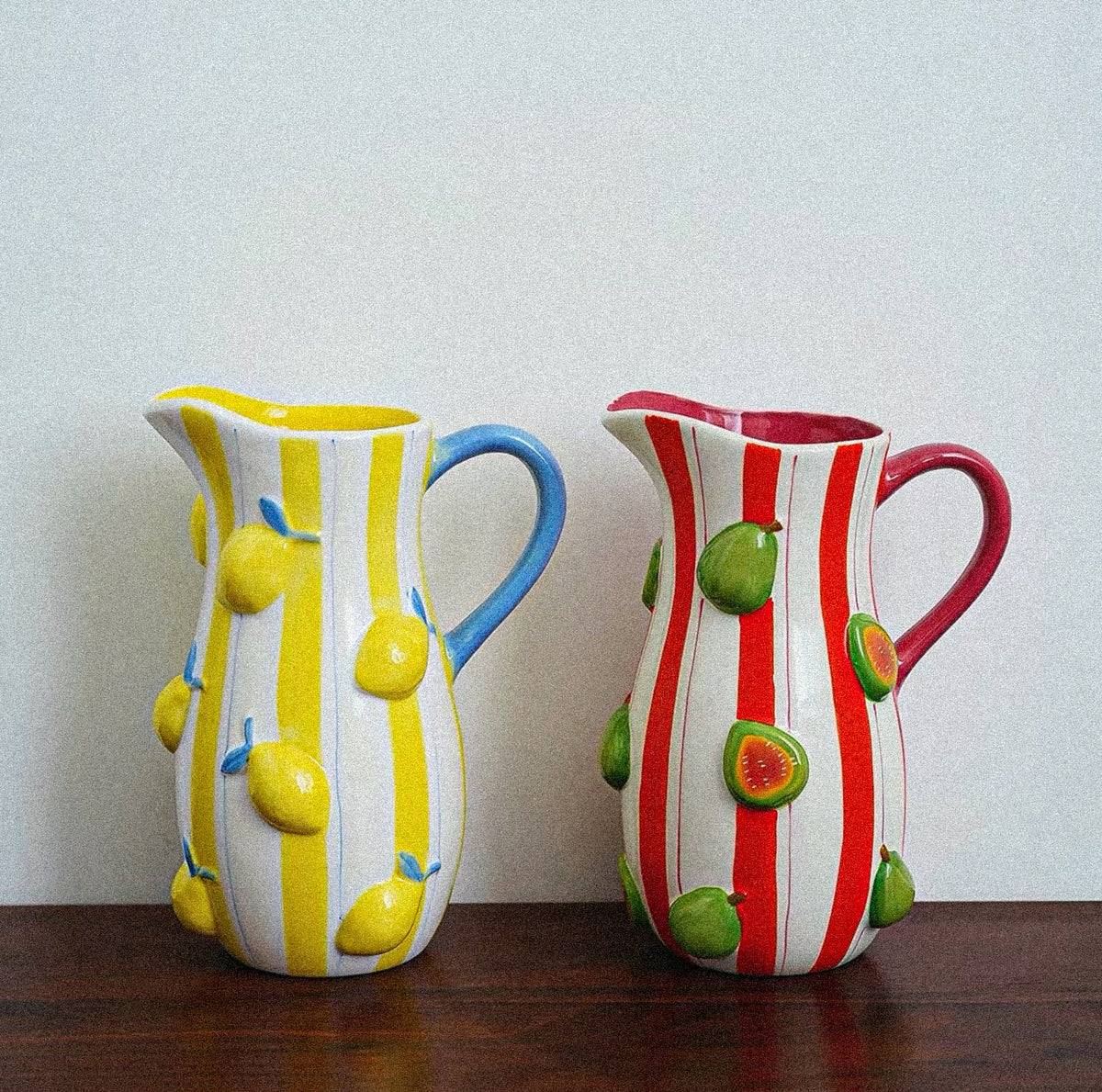 Fig Orchard Ceramic Pitcher