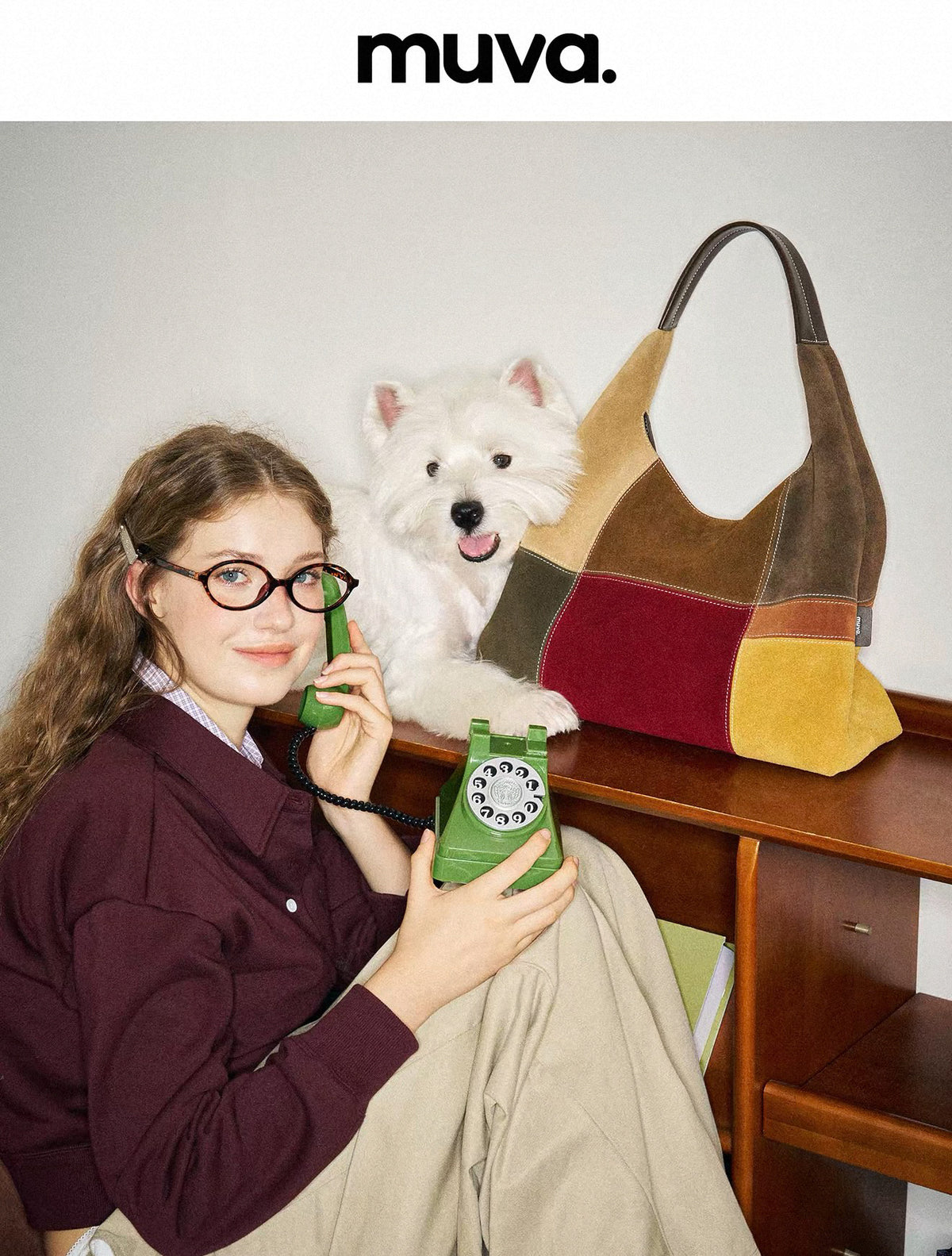 Muva Colorblock Hobo Bag